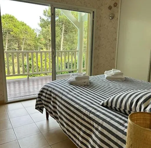 Villa Luxe Piscine Chauffee, 4 Chambres, Surplombant Le Golf Entre Ocean & Lac Plage A 5 Min * Lacanau