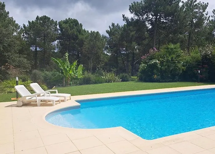 Villa Luxe Piscine Chauffee, 4 Chambres, Surplombant Le Golf Entre Ocean & Lac Plage A 5 Min Lacanau