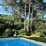 Luxe Piscine Chauffee, 4 Chambres, Surplombant Le Golf Entre Ocean & A 5 Min Lacanau