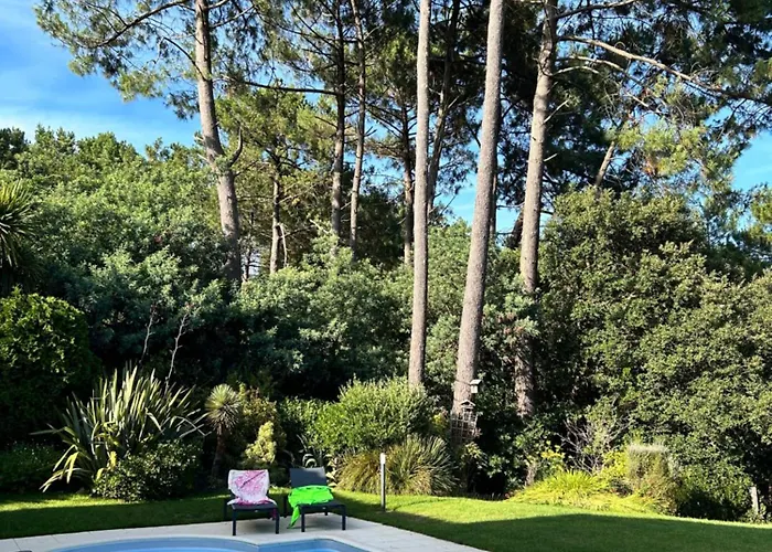 4 Avec Piscine Chauffée Vue Golf Entre Océan&lac à 5 Min Lacanau