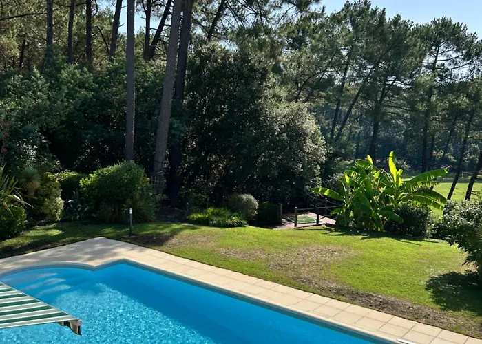 4 Avec Piscine Chauffée Vue Golf Entre Océan&lac à 5 Min * Lacanau